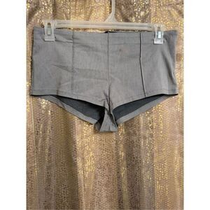 Urban Outfitters Silence + Noise Gray Sabrina Micro Stretch Booty Shorts Large